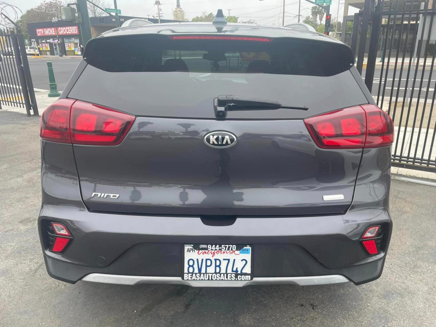 2020 DARK GRAY /BLACK Kia Niro Plug In Hybrid (KNDCM3LD0L5) , located at 744 E Miner Ave, Stockton, CA, 95202, (209) 944-5770, 37.956863, -121.282082 - PLUS TAXES AND FEES - Photo#11